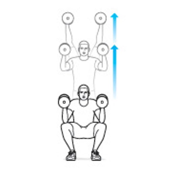 Dumbbell Thrusters