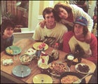 Family at the dining table