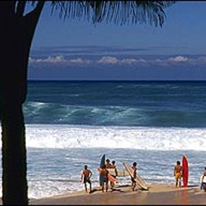 Paying respect: the swells on Ohau's Sunset Beach