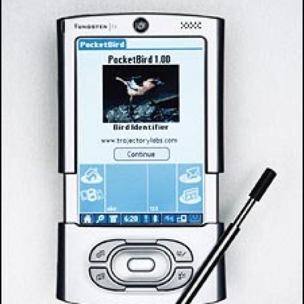 Load TRAJECTORYLABS' POCKETBIRD field guide into the new PALM TUNGSTEN T3 and head for the woods. The PDA's pop-out screen is 50 percent larger than that of previous Palmsideal for rendering big, vivid avian images. (PocketBird: $10; 248-342-2070, www.trajectorylabs.com; T3: $399; 847-262-7256, www.palm.com)