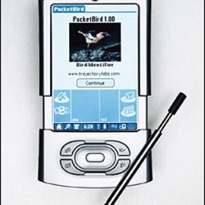 Load TRAJECTORYLABS' POCKETBIRD field guide into the new PALM TUNGSTEN T3 and head for the woods. The PDA's pop-out screen is 50 percent larger than that of previous Palmsideal for rendering big, vivid avian images. (PocketBird: $10; 248-342-2070, www.trajectorylabs.com; T3: $399; 847-262-7256, www.palm.com)