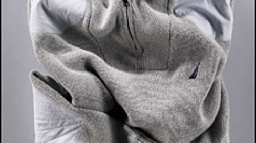 Nautica Long Sleeve &frac14; Zip