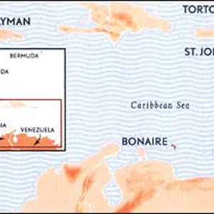 Caribbean map