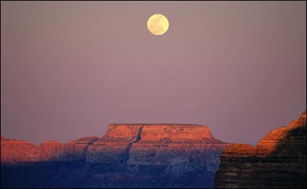 grand canyon at sunset