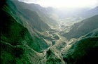 Middle earth, schmiddle earth: The view down the Wailua River valley, the impenetrable approach to Waialeale on Kauai's east side