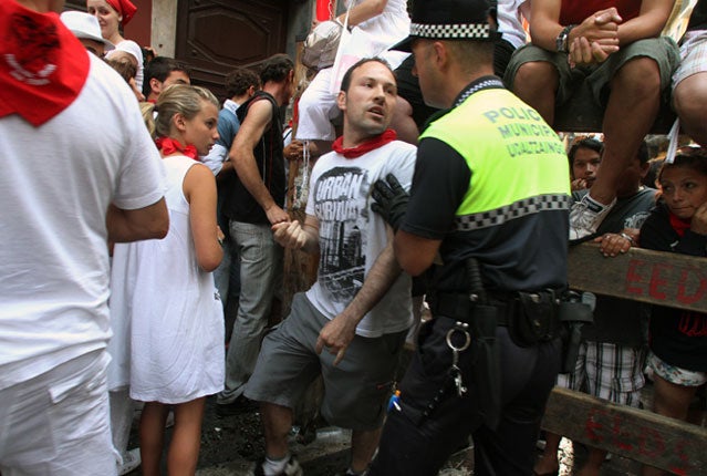 Spanish policeman