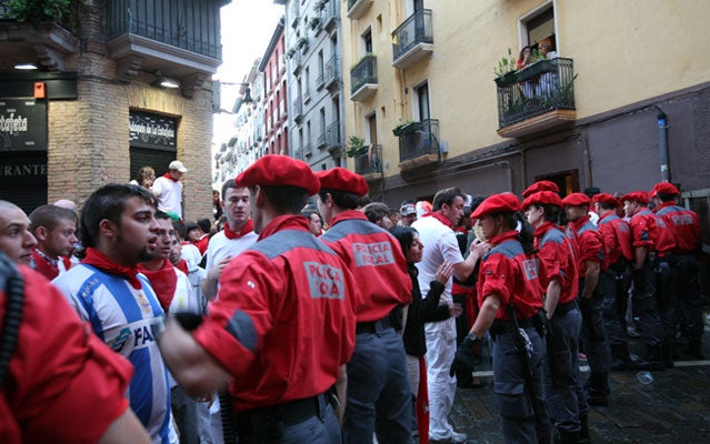 Spanish riot police