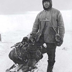 Robert Scott in Antarctica, 1911