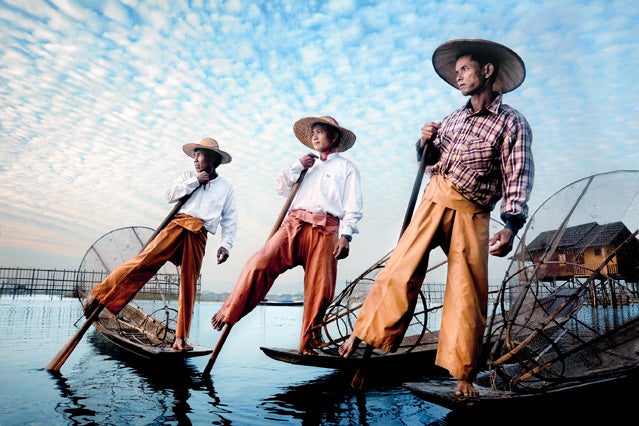Fishermen on Inle Lake, Myanmar