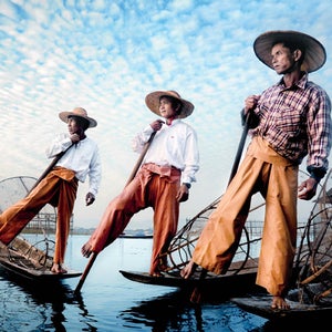 Fishermen on Inle Lake, Myanmar