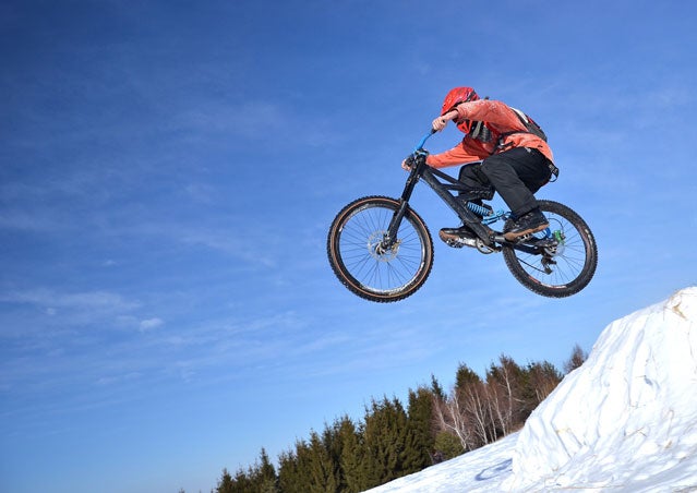 Downhill mountain biking