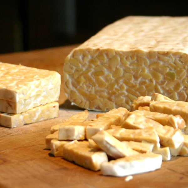 Sliced tempeh