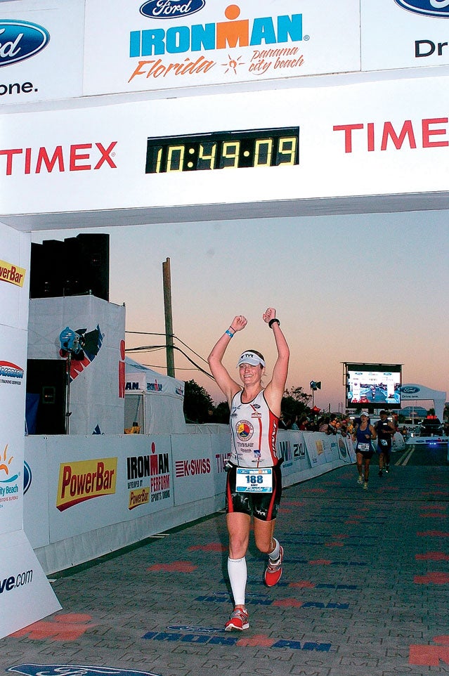 Catlin at Ironman Florida.