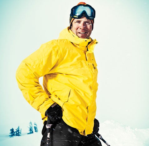 Drew Bledsoe at Oregon's Mount Bachelor in April
