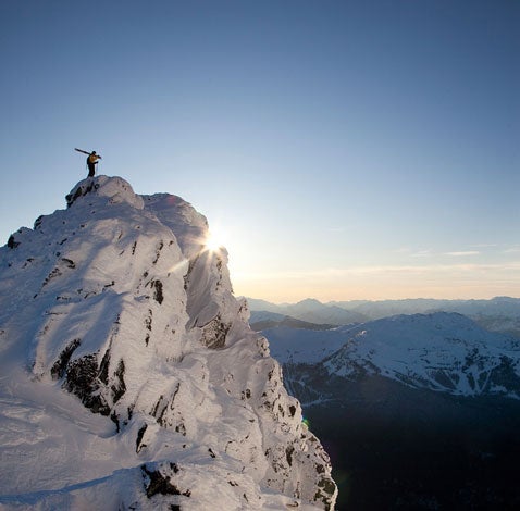 Out of bounds near Whistler