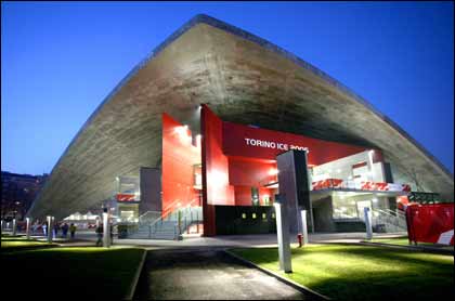 Turin's Palavela, venue for the ice-skating competition