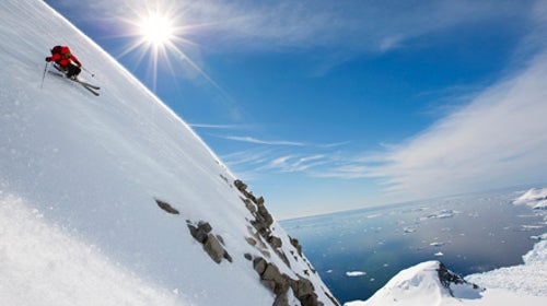 Skiing Antarctica