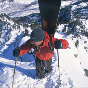Skiing Solitude, Utah, Backcountry