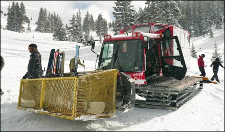 Cat skiing