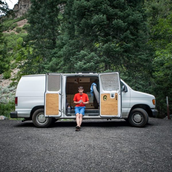 Welcome to Alex Honnold's home sweet home, parked in American Fork, Utah. We caught up with the climber for an inside look at his deluxe camper-van setup, complete with all the gear you could ever want to free solo Half Dome—or to go on a slightly less adrenaline-filled adventure.
Honnold walked us through all the high- and low-tech features within to show us what he needs to live—and climb—on the road.
Watch Alex's grand van tour.