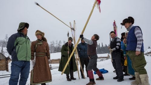 Altai Mountains Archery Arts, Culture and Entertainment Bow and arrow China Chinese new year Climatologie Climatology Color Photography Colour Competition Concours Couleur Culture Day Ext�eur Exterior Famille Family Group of people Groupe History of China Kanas Lake Kazakhs Lancer Lifestyle and Leisure Mongols Nouvel an chinois processed Sin Kiang Sports Throw Tir �'arc