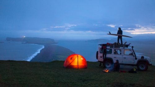 Cold weather surfing arctic surfing surfing photography Iceland Burkard OutsideOnline