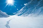 Boldly going: approching Guna La, a peak in West Tibet's remote Gurla Mandhata Range, 1997