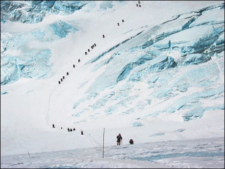 Climbing Mount Everest