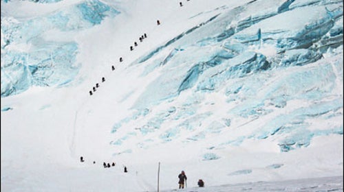 Climbing Mount Everest
