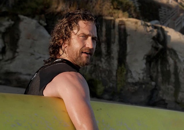 Gerard Butler in Chasing Mavericks.