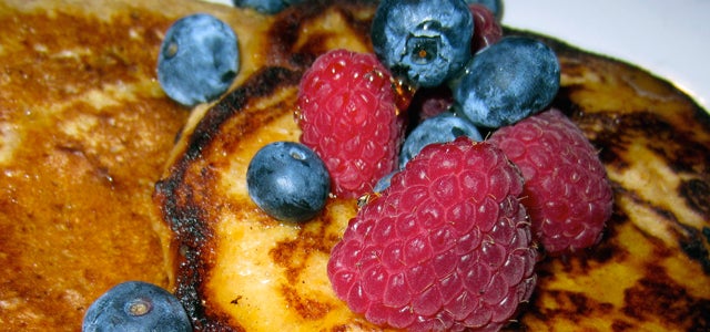 Sweet potato pancakes.