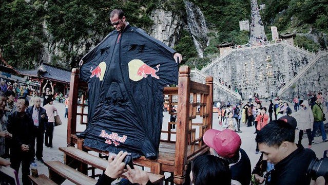 Corliss in China.