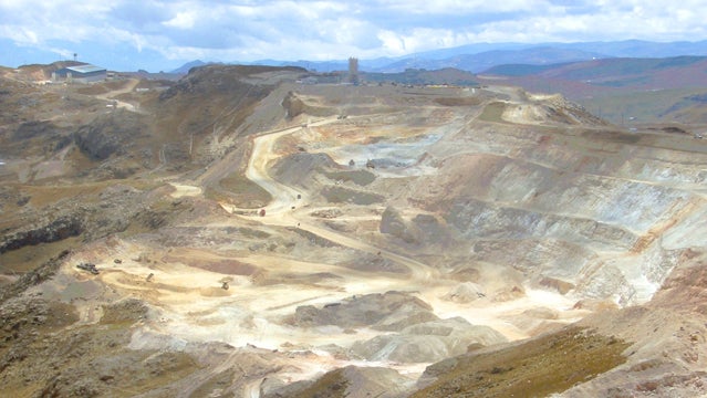 The Yanacocha gold mine.