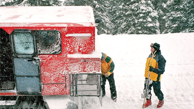 Island Lake catskiing snowcat ski resorts british colombia