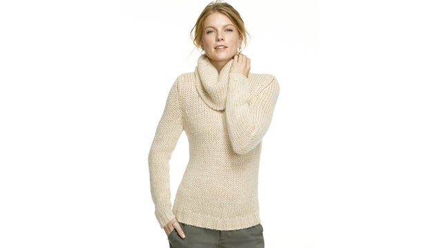 L.L. Bean Signature Cowlneck Sweater.