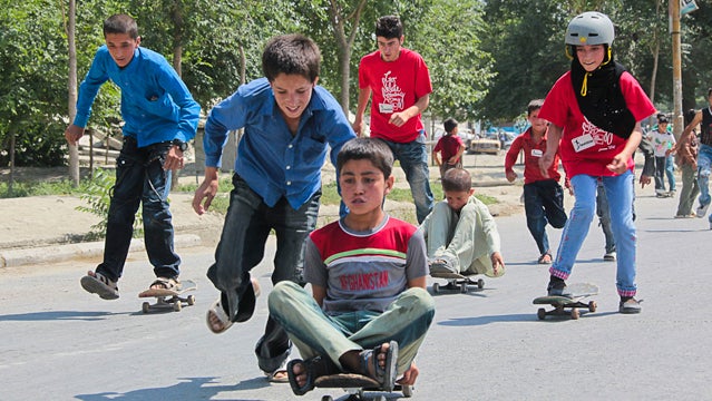 A still from Skateistan: The Movie.