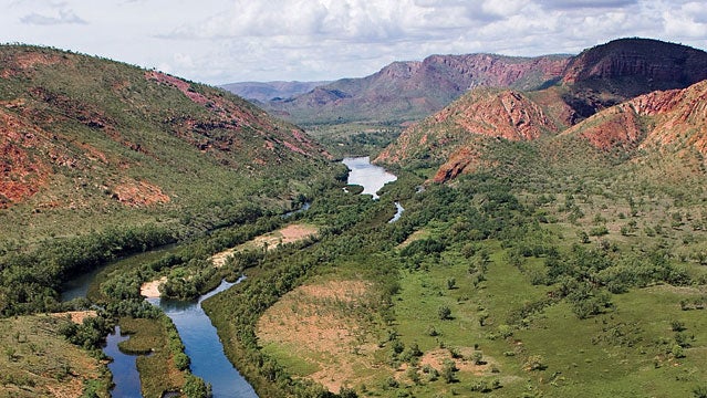 Kimberley Western Australia Australia Kimberley Media stock photo image library Kununurra Ord River river East Kimberley landscape scene