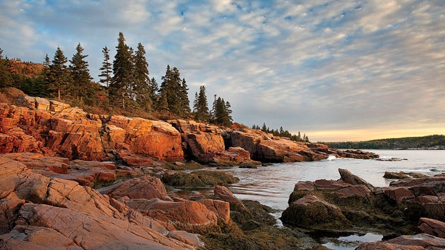 acadia autumn coast environment granite landscape maine marine master list 11-08 national park national park nature north america ocean outdoors park square sunrise surf tourist destination united states of america water