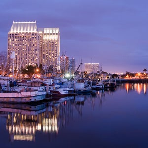 san diego port skyline