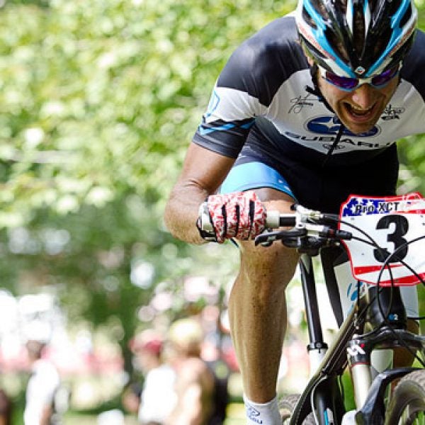 Jeremy Horgan-Kobelski riding in the Subaru Cup