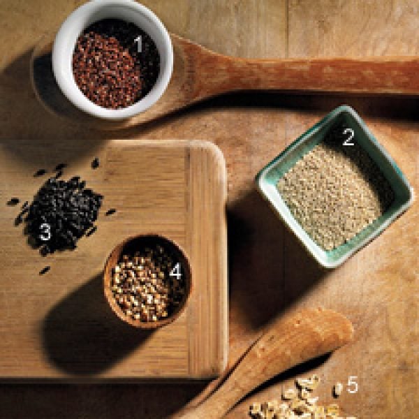 Five supercharged whole grains
