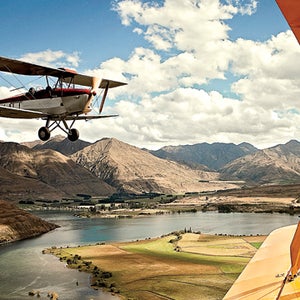 LAURA FAIRE whareKea new zealand bi plane vacation tourism