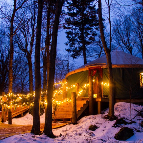 Ledgewood Yurt, Vermont.