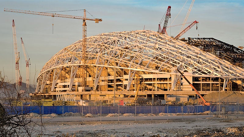 Fisht, the central Olympic stadium