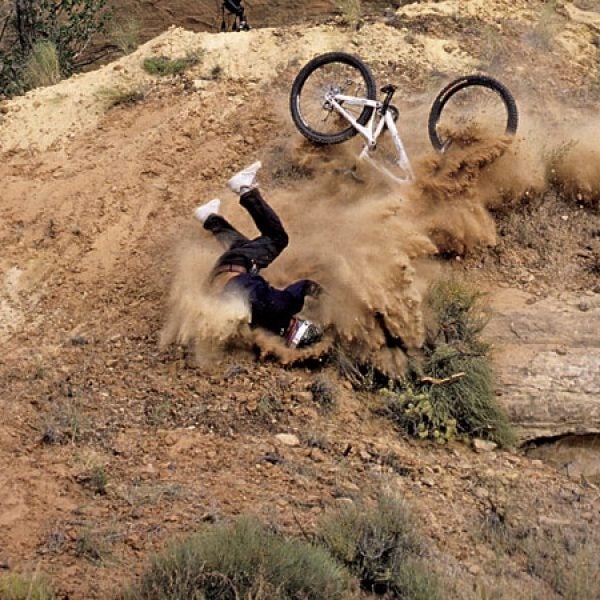 achievement action active adventure agility athlete athletic athleticism balance bicycle bicycling biking cameron zink color color image confidence control crash day day time daytime desert determination fall green river helmet male man mountain biking nature north america nwd 6 outdoors outside strength united states usa utah vertical wreck