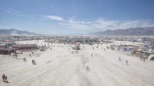 Burning Man 2014 Black Rock City Playa Embrace Art Cars
