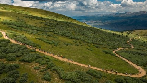 leadville 100 aerial photography