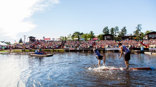 Lumberjack World Championships Hayward WI. OutsideOnline Man sports Lumberjack