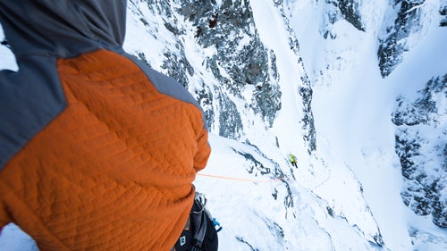 Graham Zimmerman New York Gully ice climbing snoqualimi washington state