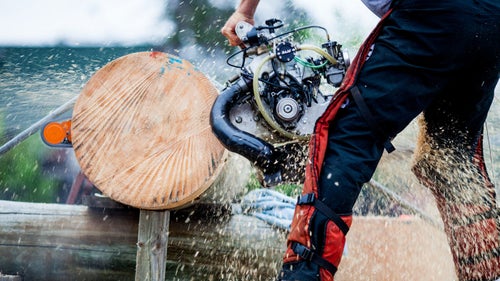 Lumberjack World Championships Hayward WI. OutsideOnline Man sports Lumberjack